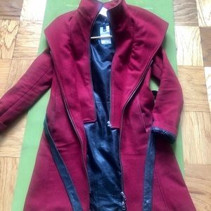 Soia & Kyo Red Coat